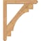 Ekena Millwork Merced Craftsman Smooth Bracket w/ Offset Brace, Western Red Cedar, 5 1/2"W x 34"D x 40"H BKT0604X34X40MRC04SWR - alternate 3